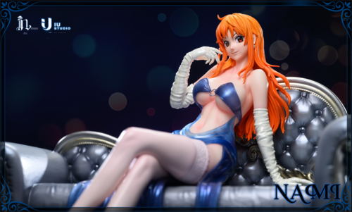 IU Studio One Piece Nami Resin Statue in stock IN STUDIO Suit Ver