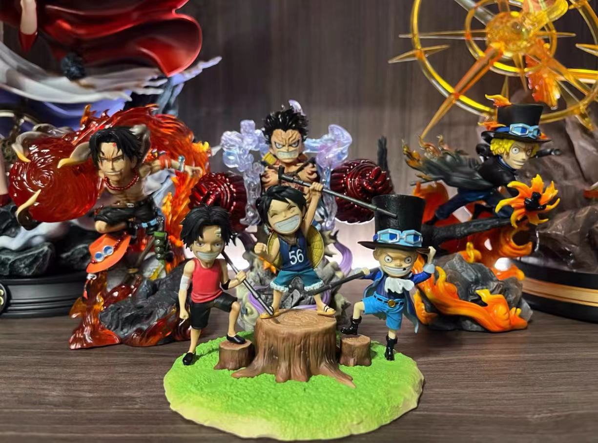 ZOOK Studio One Piece WCF Luffy Sabo Portgas·D· Ace Three Brothers