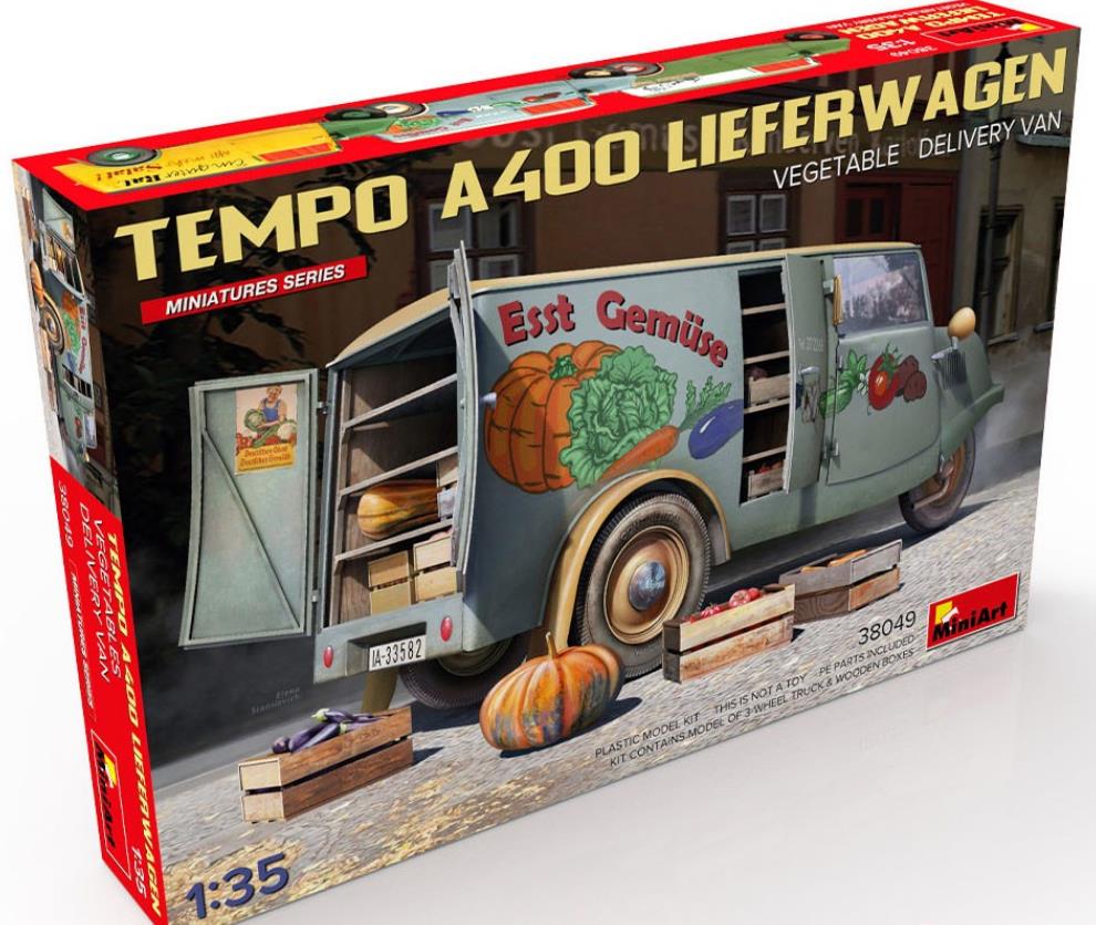 リクエスト MINIART 38049 1/35 SCALE Tempo A400 Lieferwagen Vegetable
