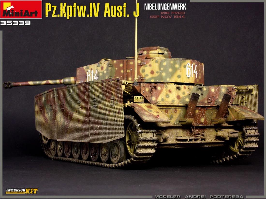 MINIART 35339 1/35 Scale Pz.Kpfw.Iv Ausf.J Nibelungenwerk.Mid Prod