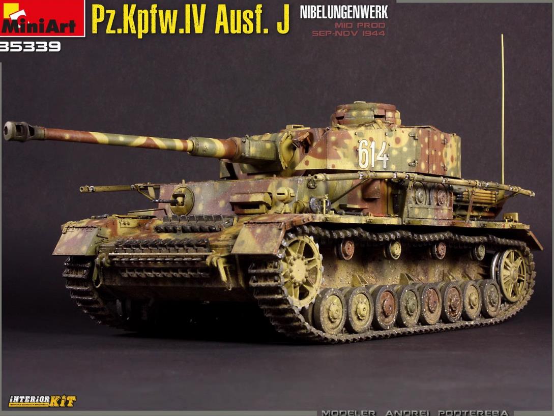 MINIART 35339 1/35 Scale Pz.Kpfw.Iv Ausf.J Nibelungenwerk.Mid Prod