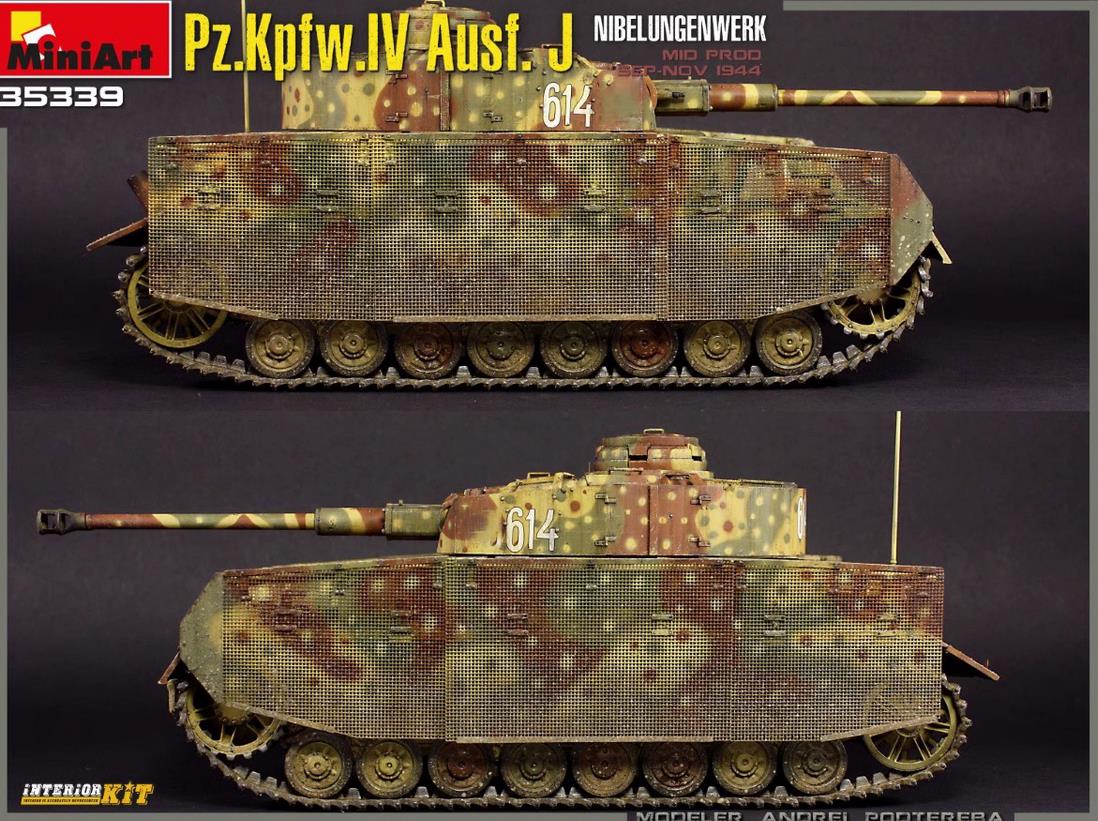 MINIART 35339 1/35 Scale Pz.Kpfw.Iv Ausf.J Nibelungenwerk.Mid Prod