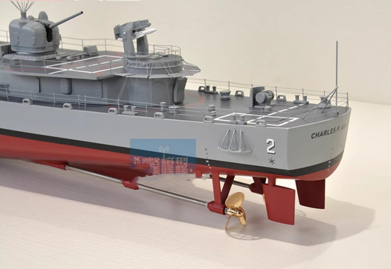 模型製作用品 Radio Control model Destroyer 1/375 RC Destroyer Model Lhasa Ship Military Model Electric