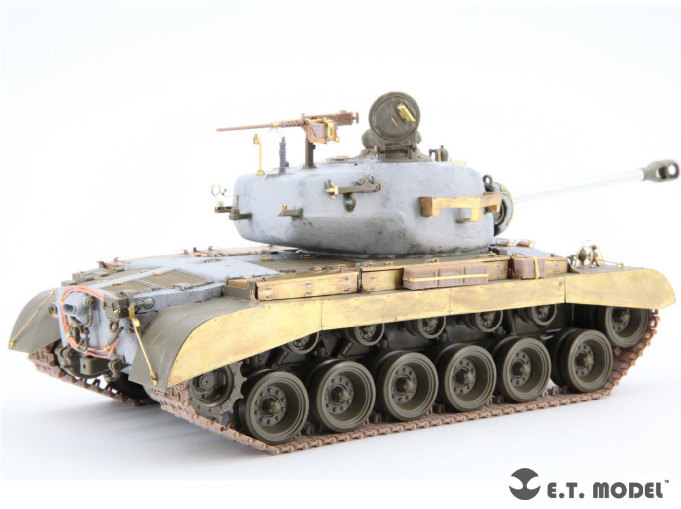 【ご依頼品】　1/35 US M26パーシングと兵士 ET MODEL P35-058 1/35 US M26 PERSHING Medium Tank Workable