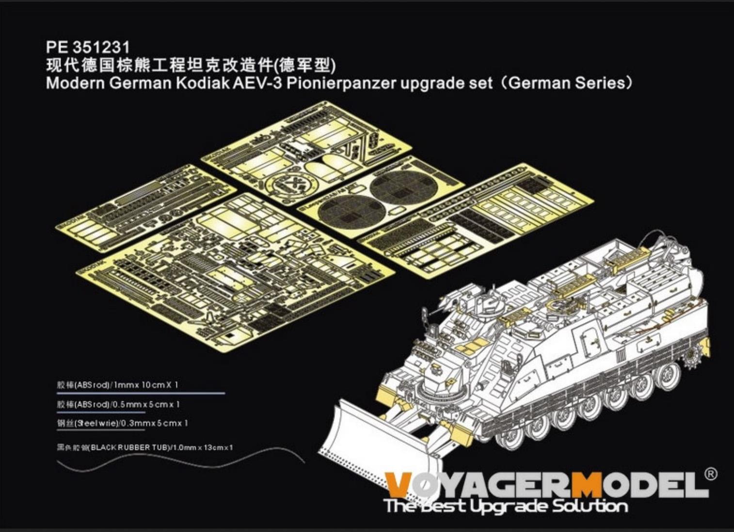 Voyager PE351231 German Kodiak AEV-3 Pionierpanzer upgrade set