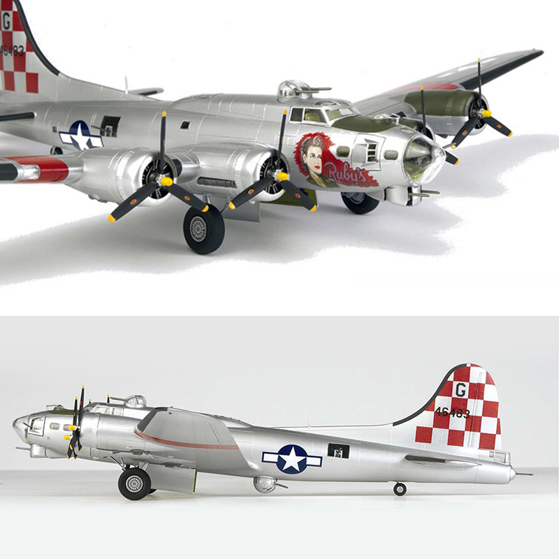 ACADEMY 12414 1/72 B-17G Flying Fortress Aircraft Plastic