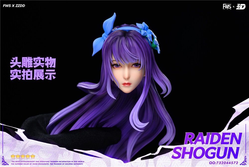 FWS/ZZDD Studio Raiden Genshin Impact Shogun Resin Statue in stock