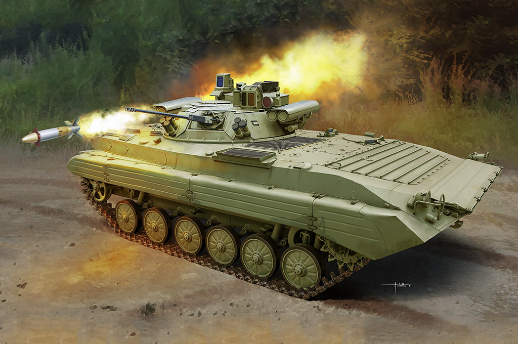 Trumpeter 09558 1/35 scale Russian BMP-2M Berezhok Turret Plastic