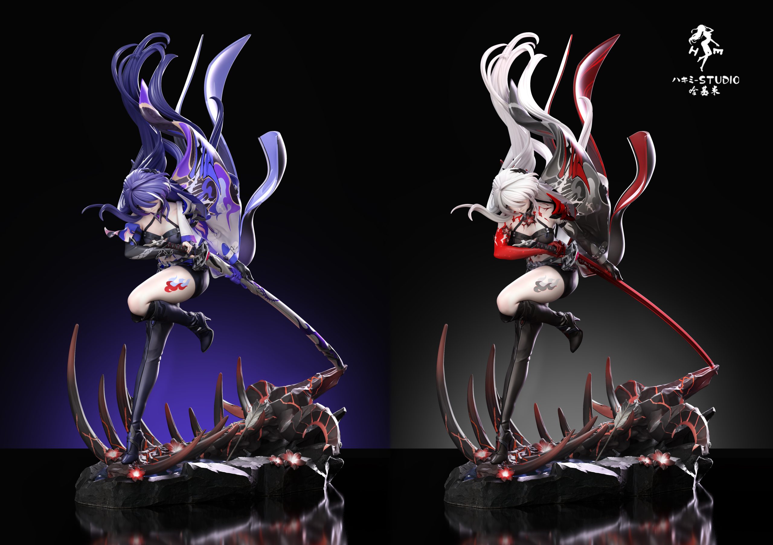 40 cm Honkai Star Rail Huang Quan Anime fille Figure Acheron Figurine Houkai Gakuen Figurine jeu Statue modèle poupée jouets cadeau  26