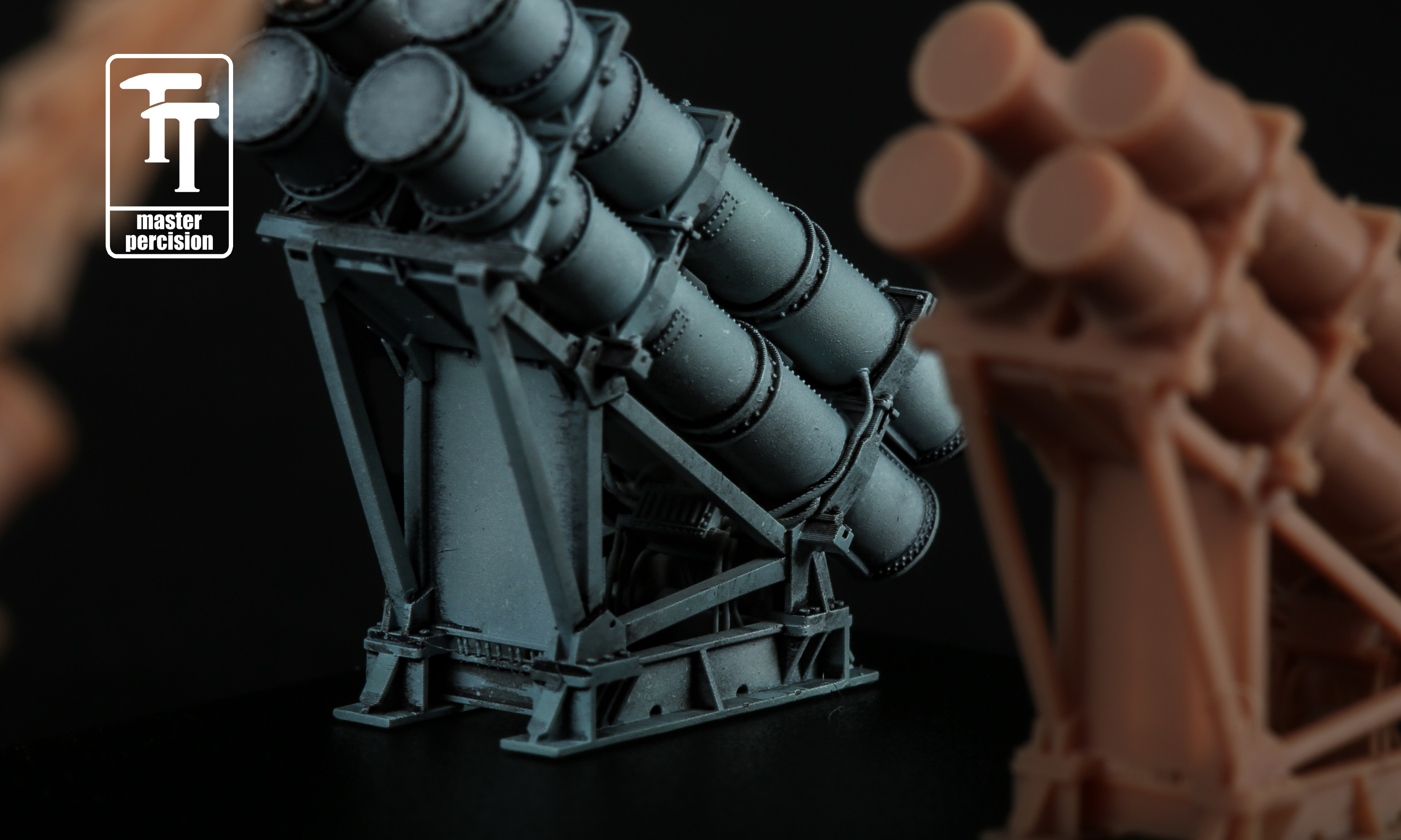 WULA MODELS PF2000148 1/200 US NAVY MK-141 HARPOON LAUNCHER 3D 