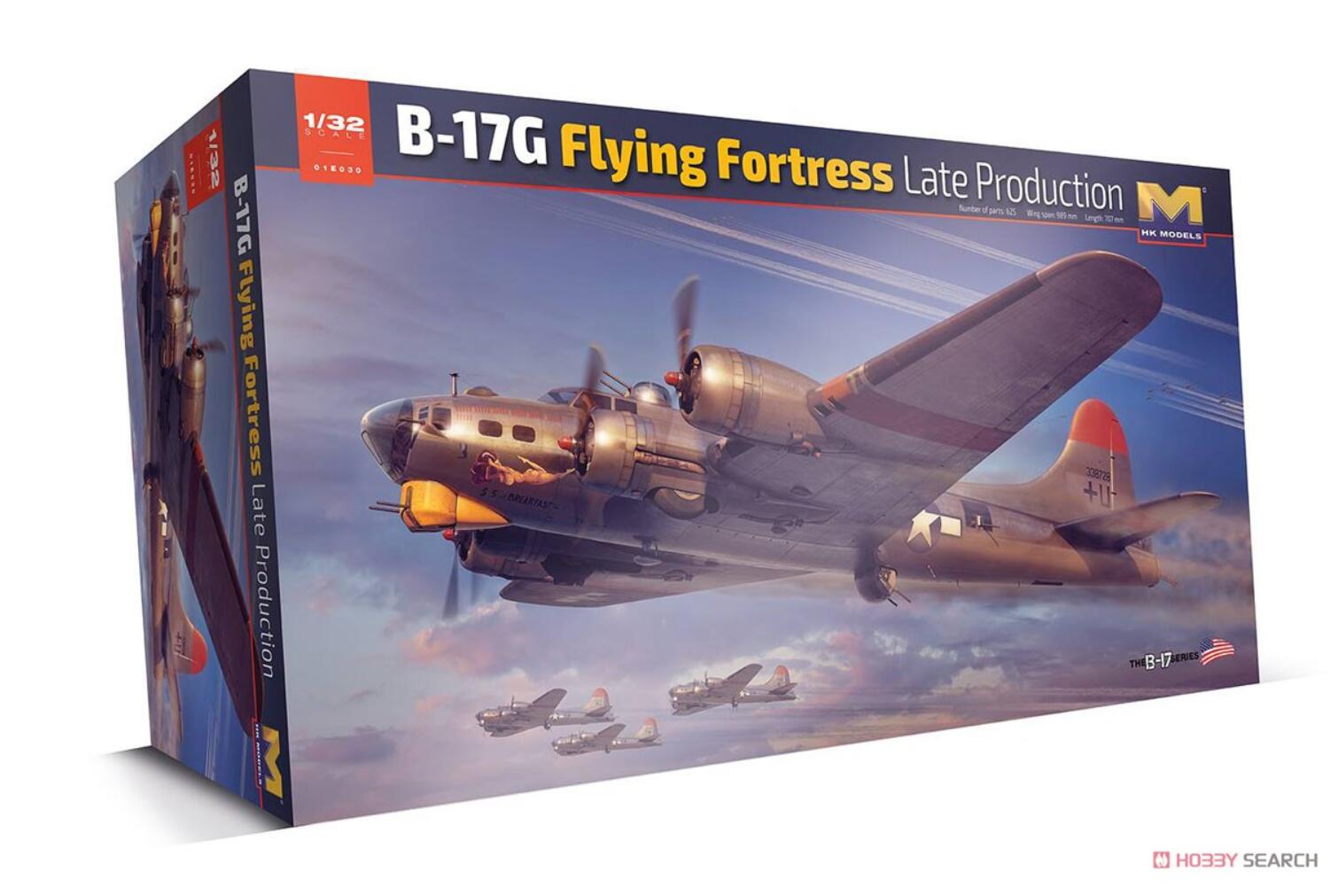 HK Model 01E030 1/32 Scale B-17G Flying Fortress Late Production