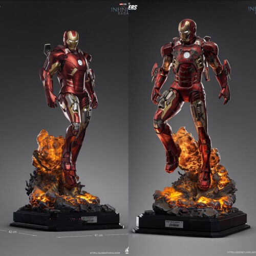 Queen Studio MARK 7 Resin Model Painted Statue in stock Iron Man