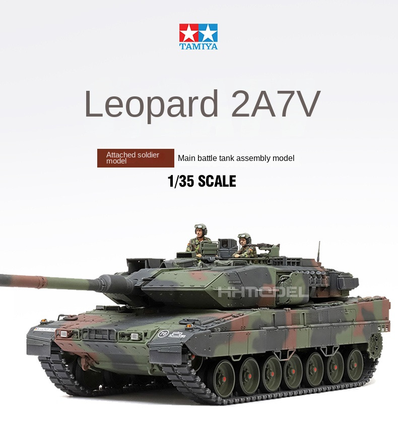 Tamiya TA35387 1/35 Leopard 2A7V Main Battle Tank Model Kit | eBay