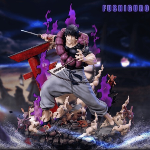 Héroe Collectibles Jujutsu Kaisen Fushiguro Toji Resin Statue 1/6 45cm In Stock