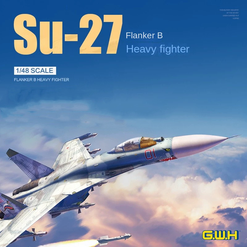 Great Wall Hobby L4824 1/48 Su-27 Flanker B Heavy Fighter Plastic