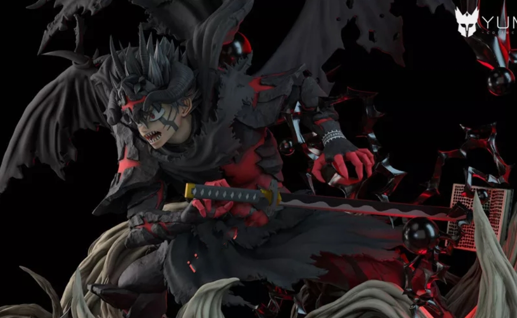 YUMS Studio Black Clover Asta Resin Statue Pre-order H45.3cm Led