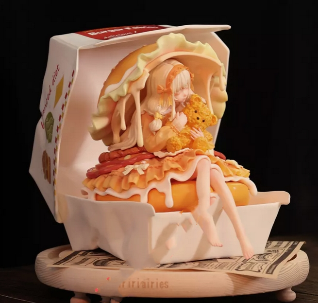 The Sleeping Beauty Burger Fairies Model in stock PU With Base | eBay