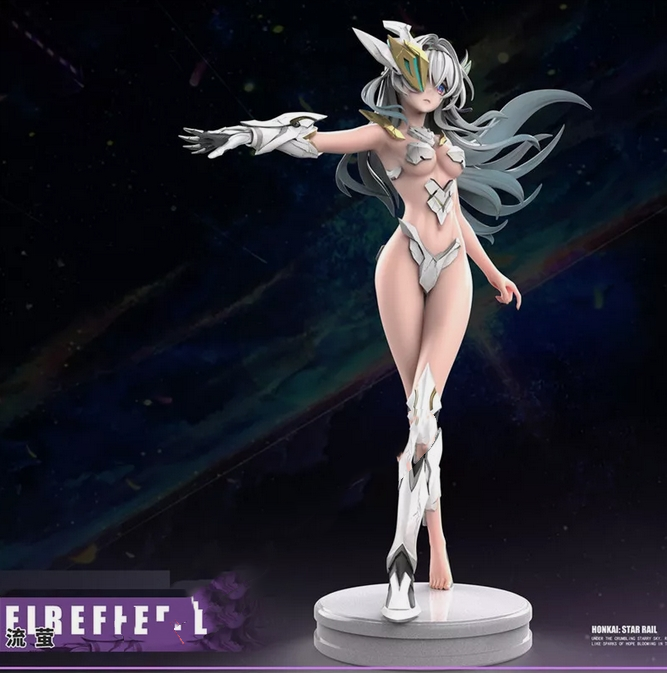 1/6 Scale Fire White Rose フィギュア Six Pence Studio Honkai: Star Rail Firefly Resin Statue Pre-order