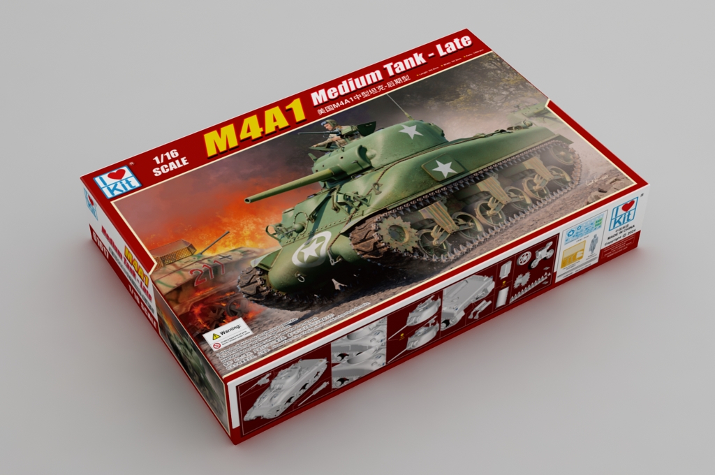 Trumpeter 61617 1:16 M4A1 Sherman Medium Tank - Late Model Kit | eBay