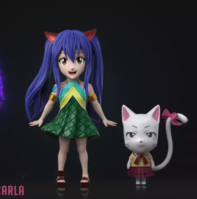 Wendy Marvell Carla Resin AWM Studio FAIRY TAIL Figurine Presale
