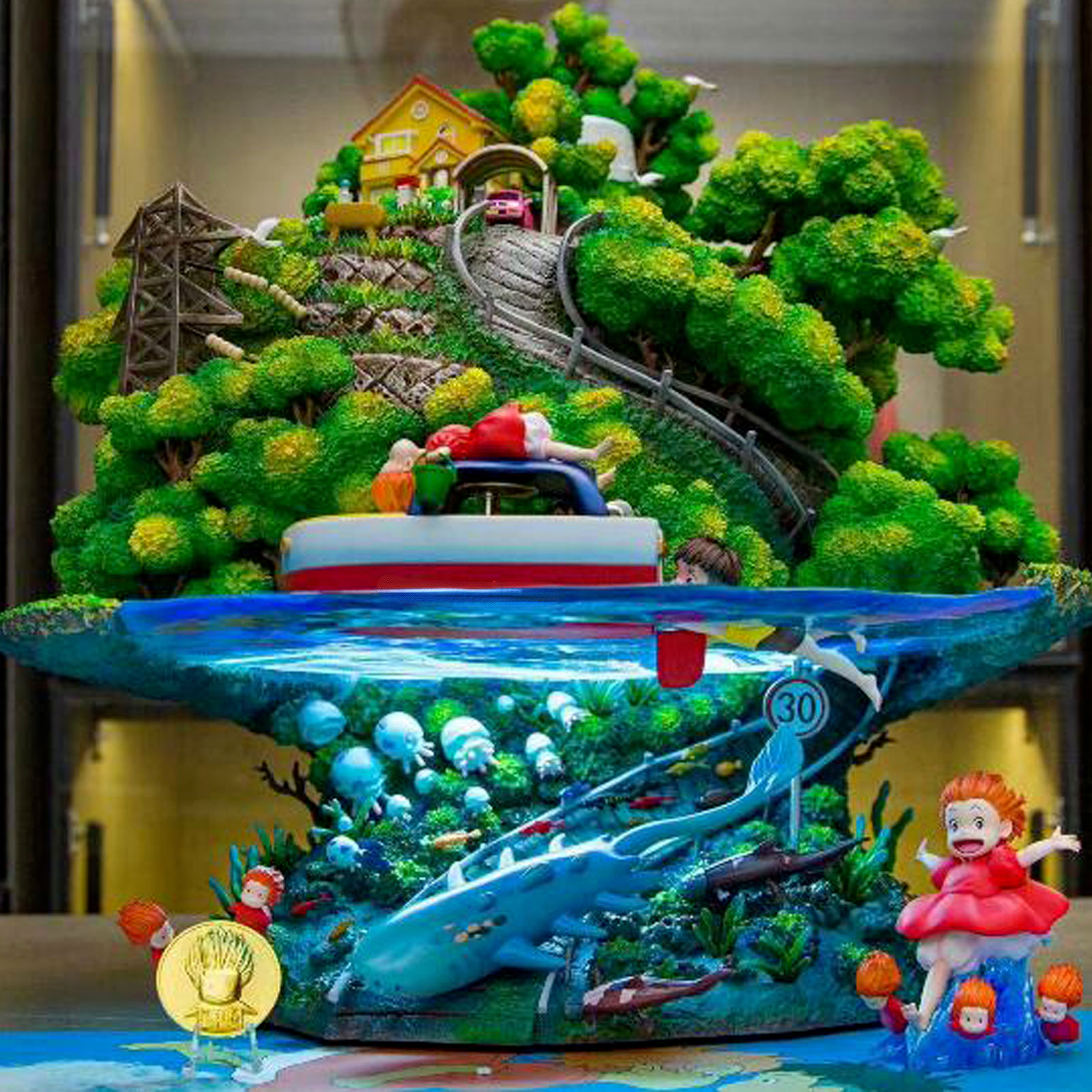 OPM Studio Ponyo on the Cliff Statue Resin Figure Model