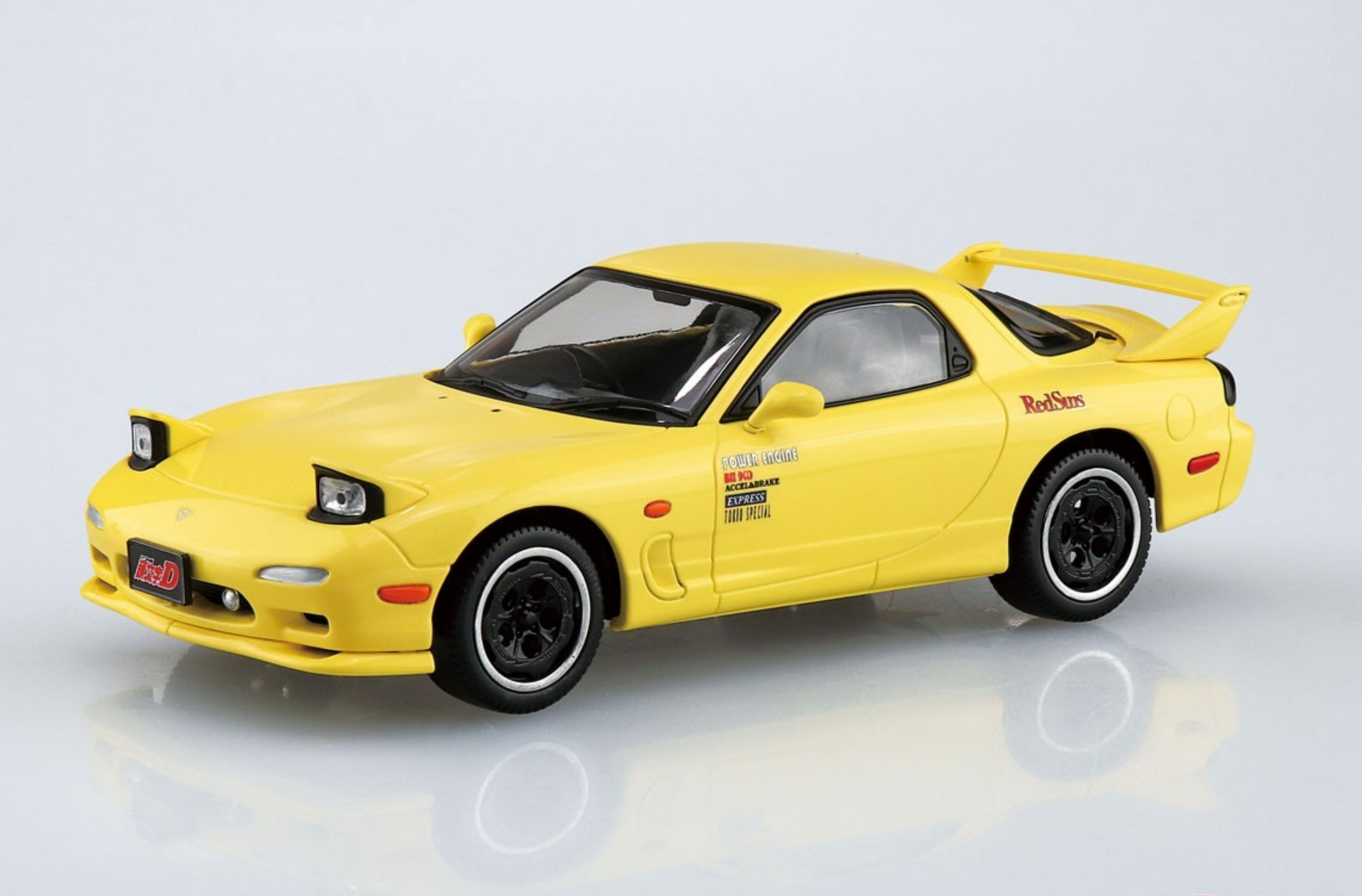 Aoshima 06550 1/32 The SnapKit Initial D Keisuke`s FD3S Model Car