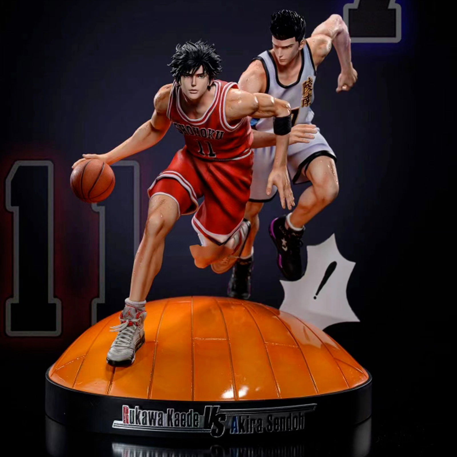 SLAM DUNK セット ZX Studio Slam Dunk Rukawa Kaede VS Akira Sendoh 1/6 Resin Statue