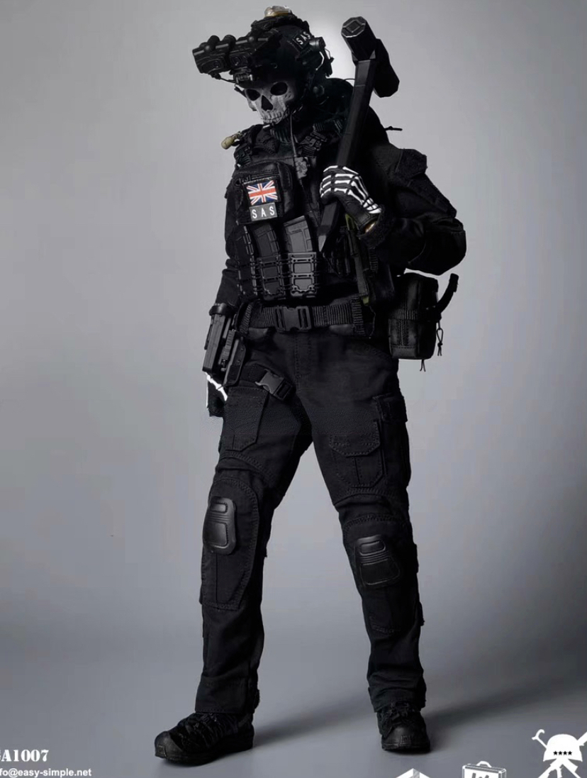EASY&SIMPLE ES General Call of Duty Ghosts 1/6 Soldier Action
