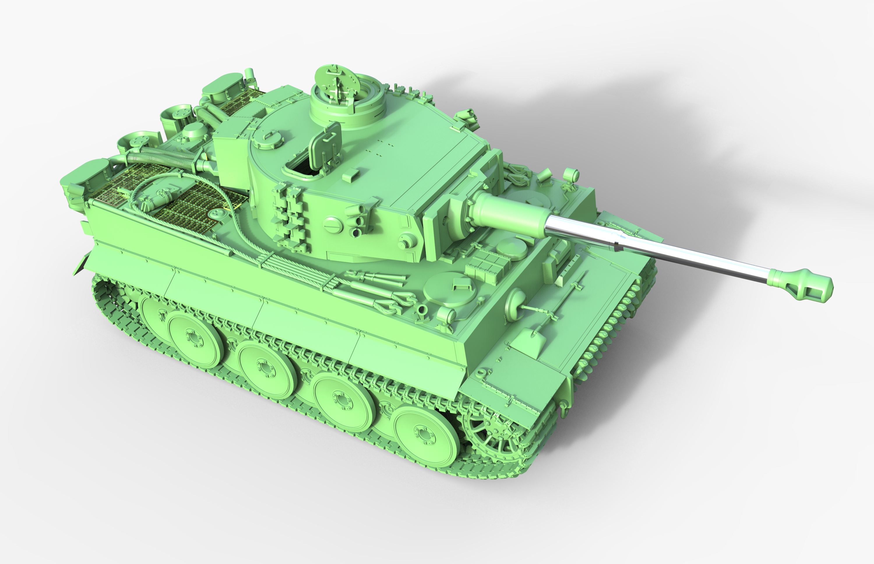 アン アン Tiger 4901 1/35 Sd.Kfz.181 TIGER I WWII GERMAN HEAVY TANK