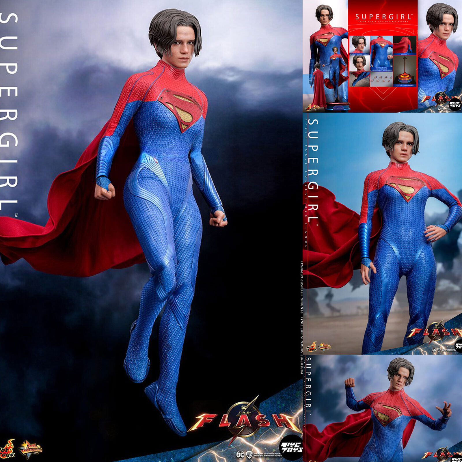 未開封　ホットトイズ MMS715 スーパーガール 1/6 supergirl Presell!! Hot Toys MMS715 The Flash Supergirl 1/6 Action
