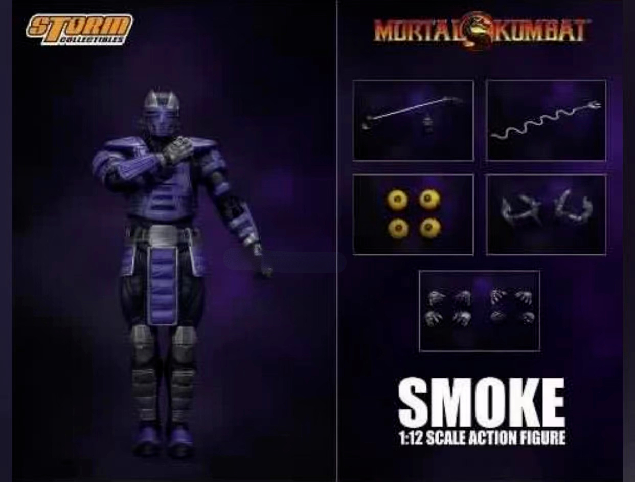 Storm CollectiblesモータルコンバットSMOKEスモーク1/12 Amazon.com: Storm Collectibles 1/12 Smoke NYCC Variant