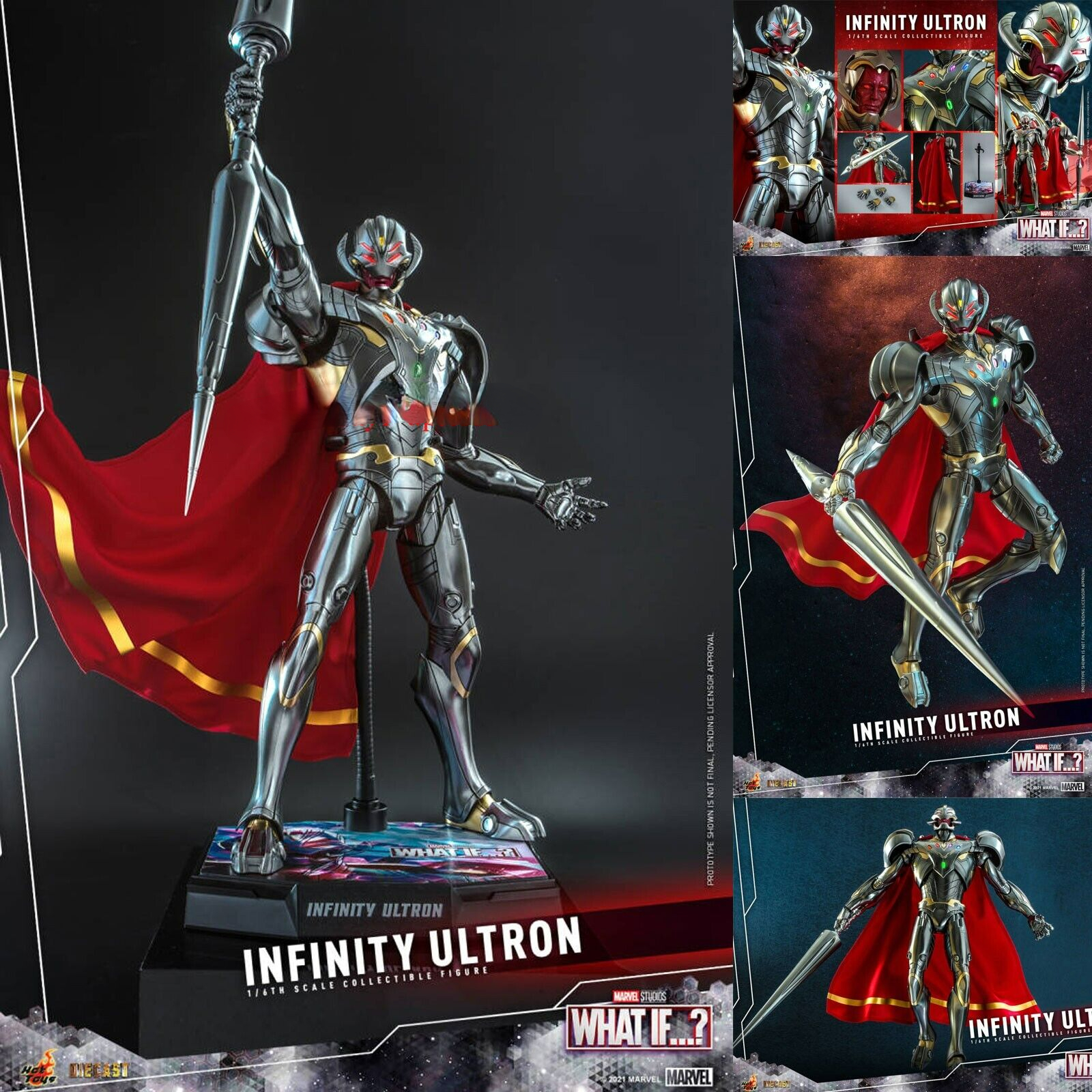 Hottoys TMS063D44 What If 1/6 Infinity Ultron Collectible Action 