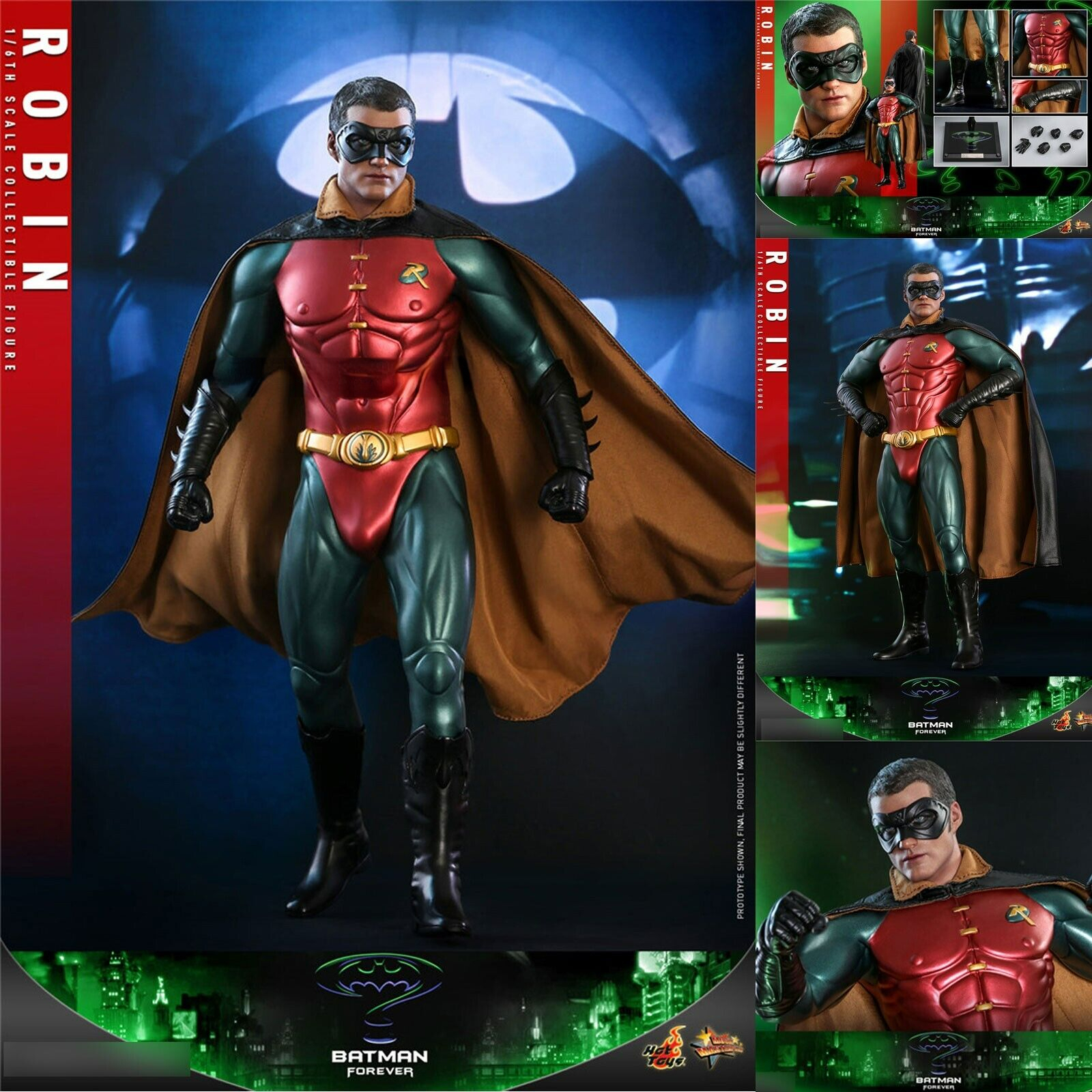 Hottoys MMS594 Batman Forever Robin 1/6 Collectible Action Figure
