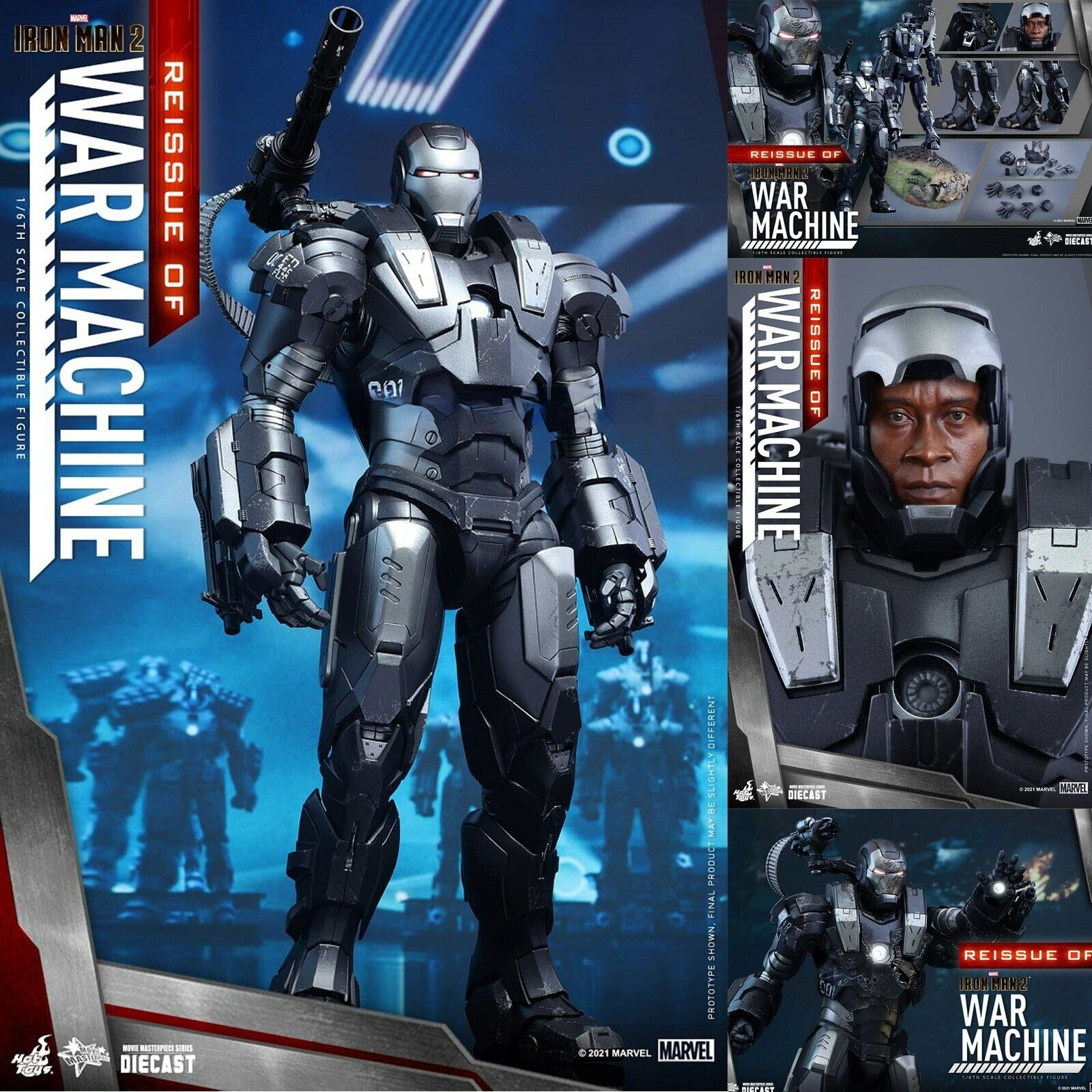 アメコミ HOT TOYS MMS331-D13 WAR MACHINE 1/6SCALE War Machine Sixth Scale Collectible Figure by Hot Toys | Sideshow