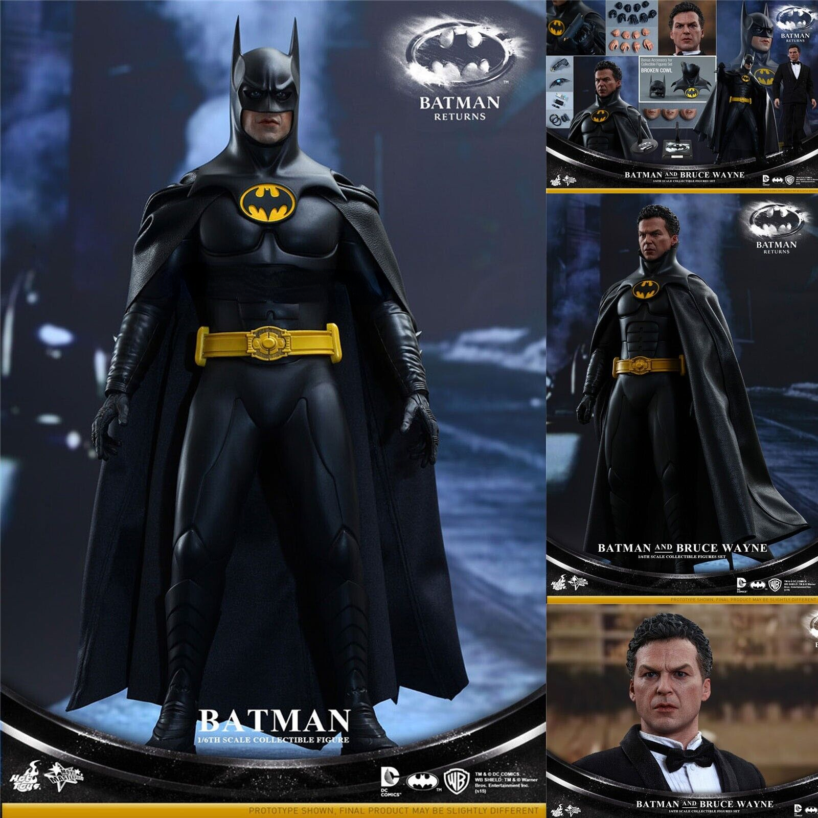 Hot Toys Mms294 Batman Returns Batman 1/6 Action Figure Toy Boy