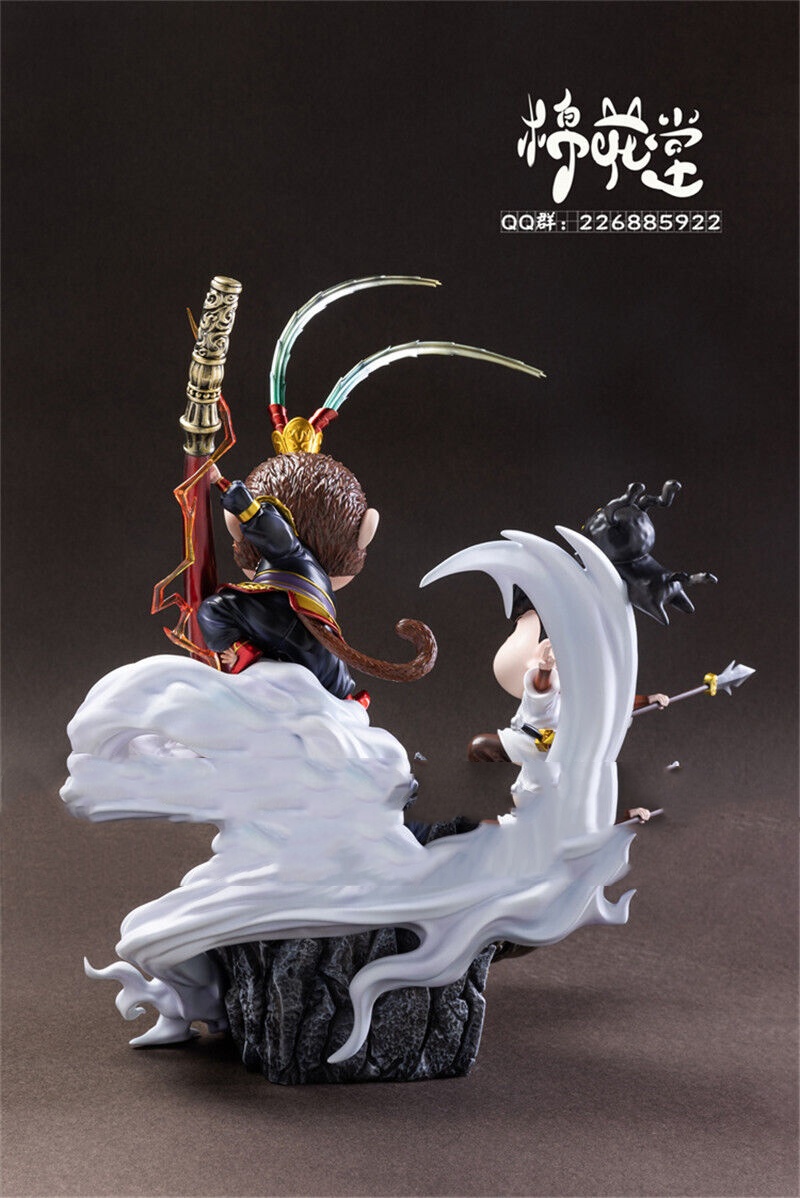 MHT Studio Crayon Shin-chan Cosplay Sun Wukong VS Erlang Shen