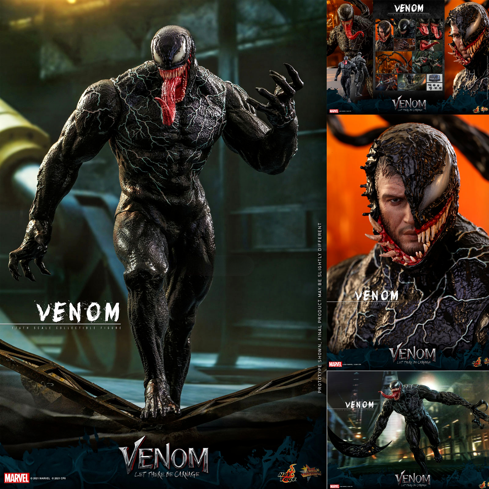 Hottoys MMS626 Venom 1/6 Action Figure Toy Model Collectible Box