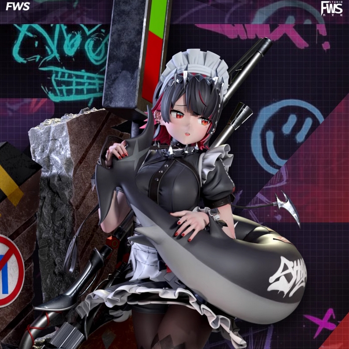 FWS Studio Zenless Zone Zero Ellen Joe Statue Pre-order Painted 1