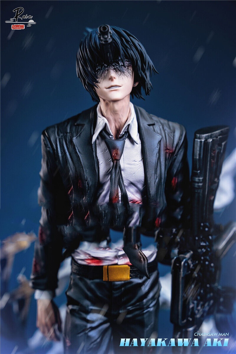 Rain Studio Chainsaw Man Hayakawa Aki Resin Statue in stock H35cm