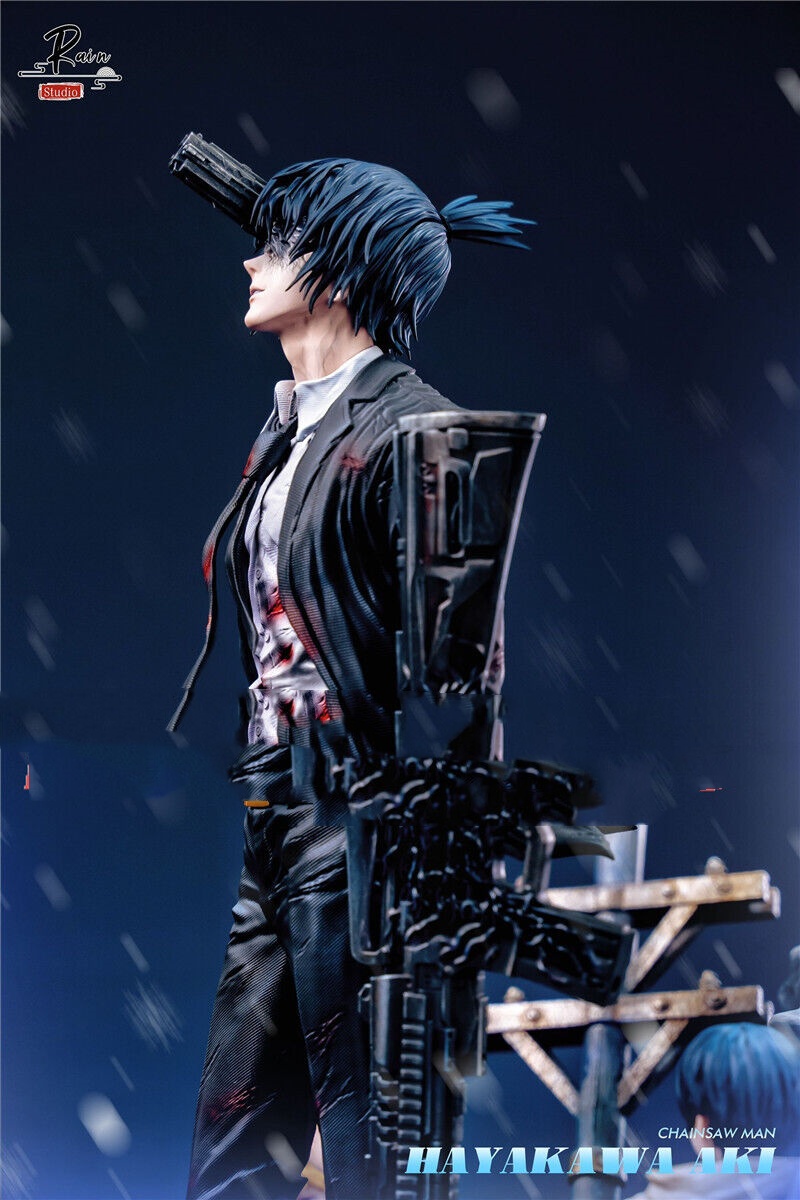Rain Studio Chainsaw Man Hayakawa Aki Resin Statue in stock H35cm