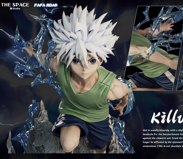 Statue pvc kitsune hunter x figurine 1/8 killua kirua zoldieck 21cm KITSUNE STATUE