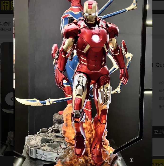 Queen Studio MARK 7 Resin Model Painted Statue in stock Iron Man