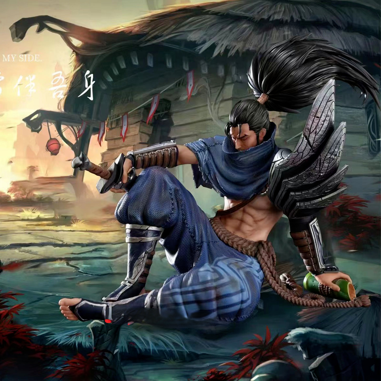 Mayflies Studio Yasuo League of Legends Statue Figure Model