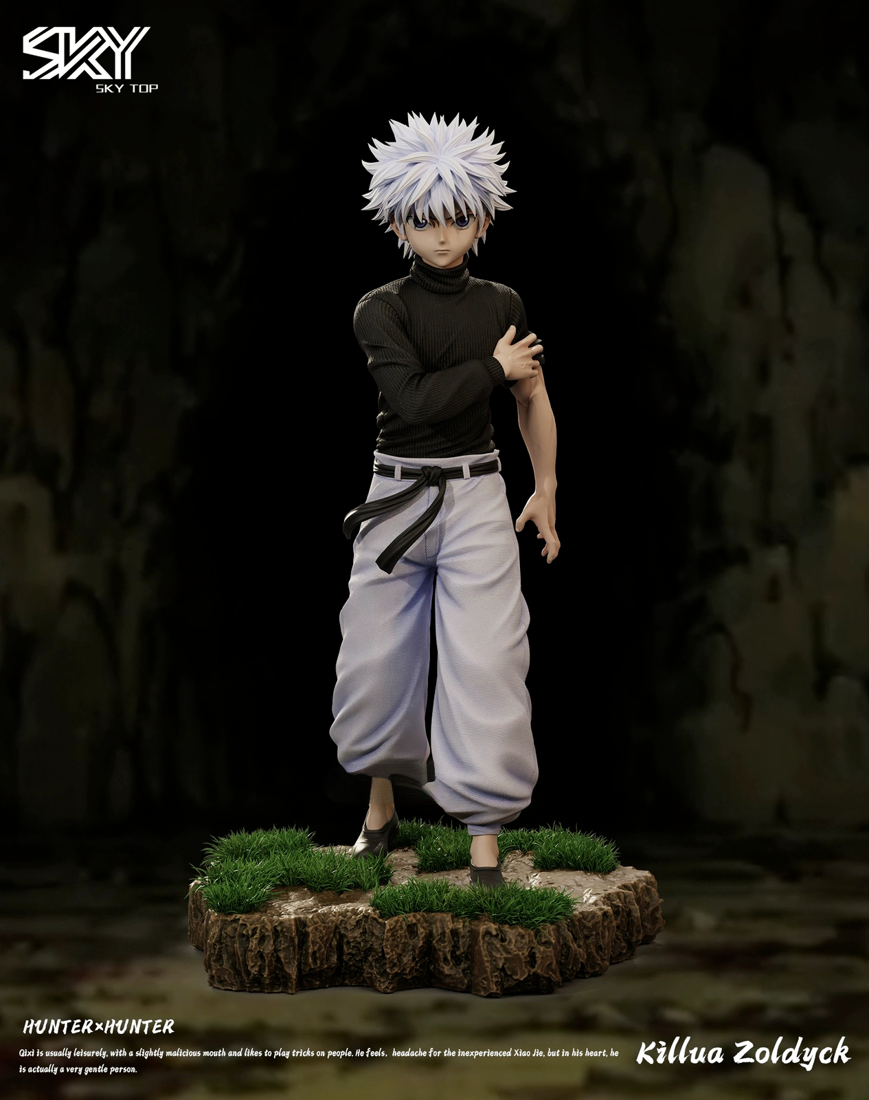 Sky Top Studio HUNTERxHUNTER Killua Zoldyck Statue Figure Model