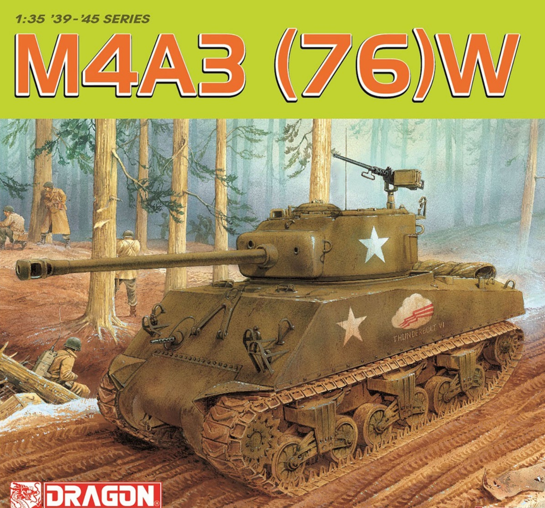 Dragon 6325 1/35 M4A3(76)W Shaman w/ Track/Aluminum Gun
