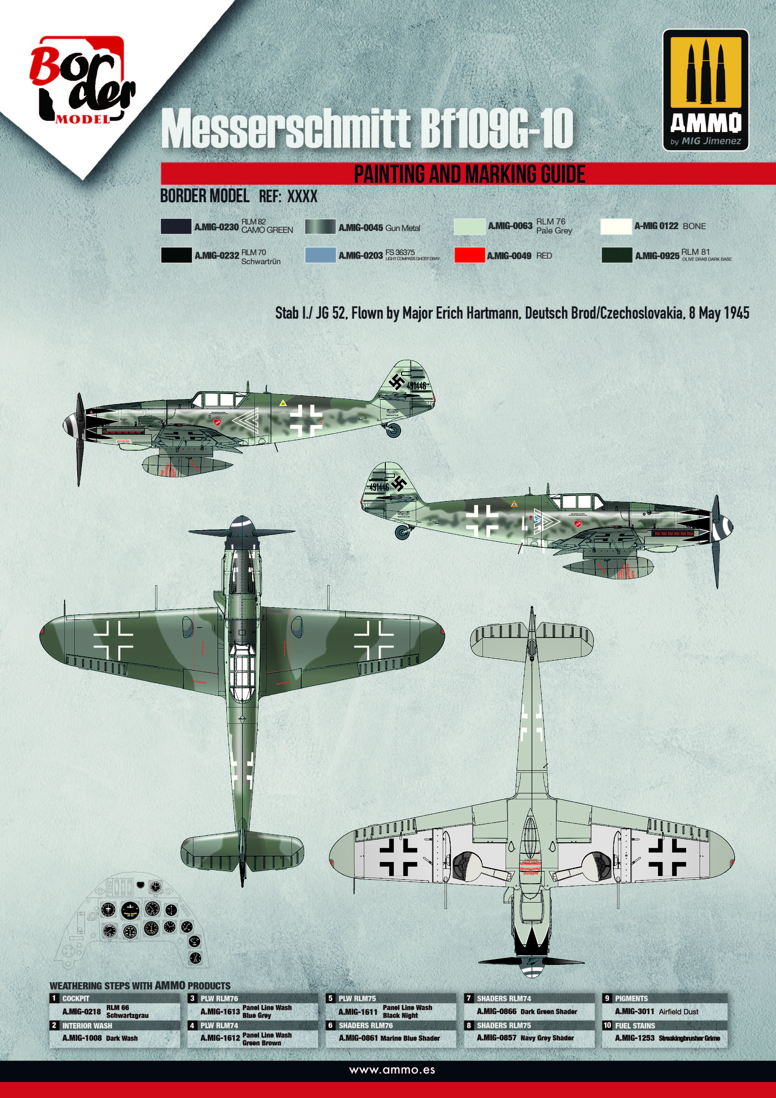 送料無料：デカール】AeroMaster 4801 Bf109 Kommodore Galland