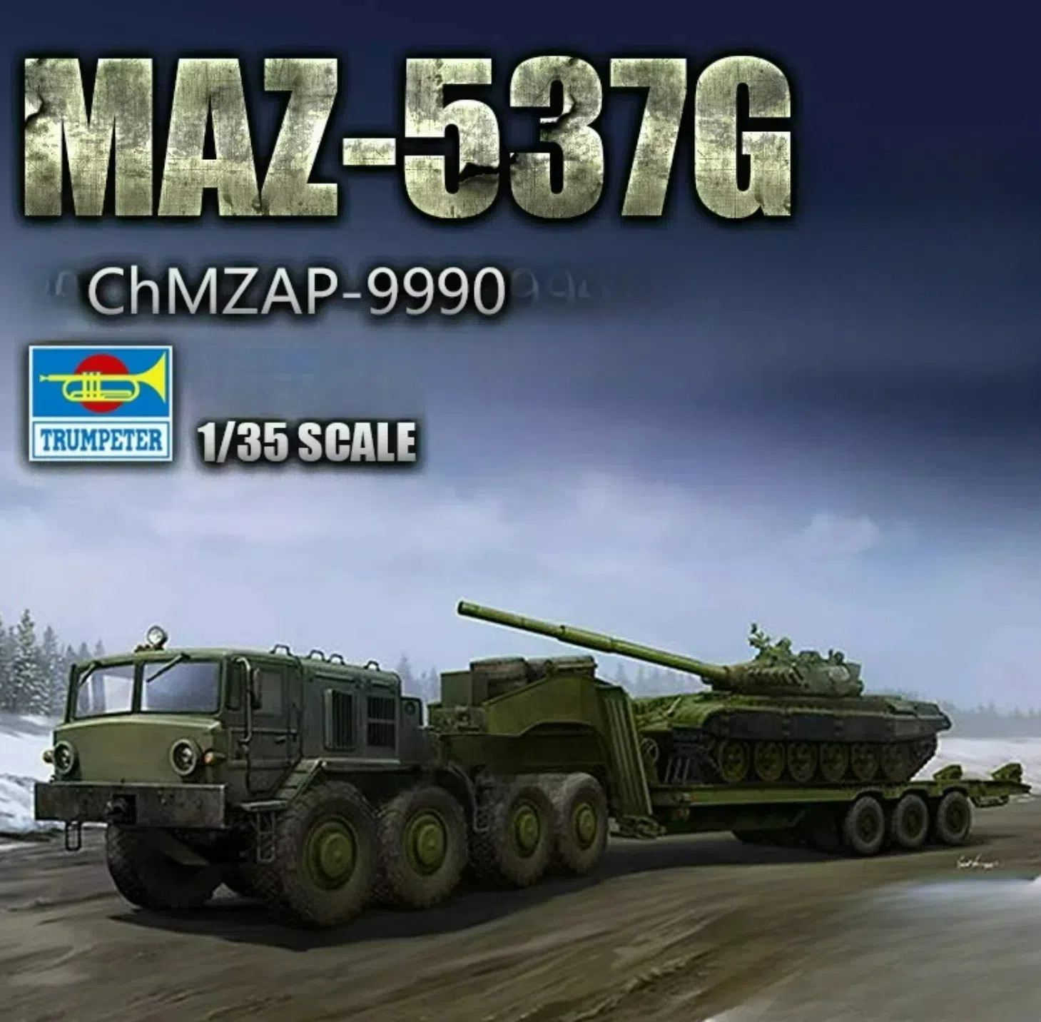 Trumpeter 01065 1/35 MAZ-18.9oz Late Production Type with ChMZAP
