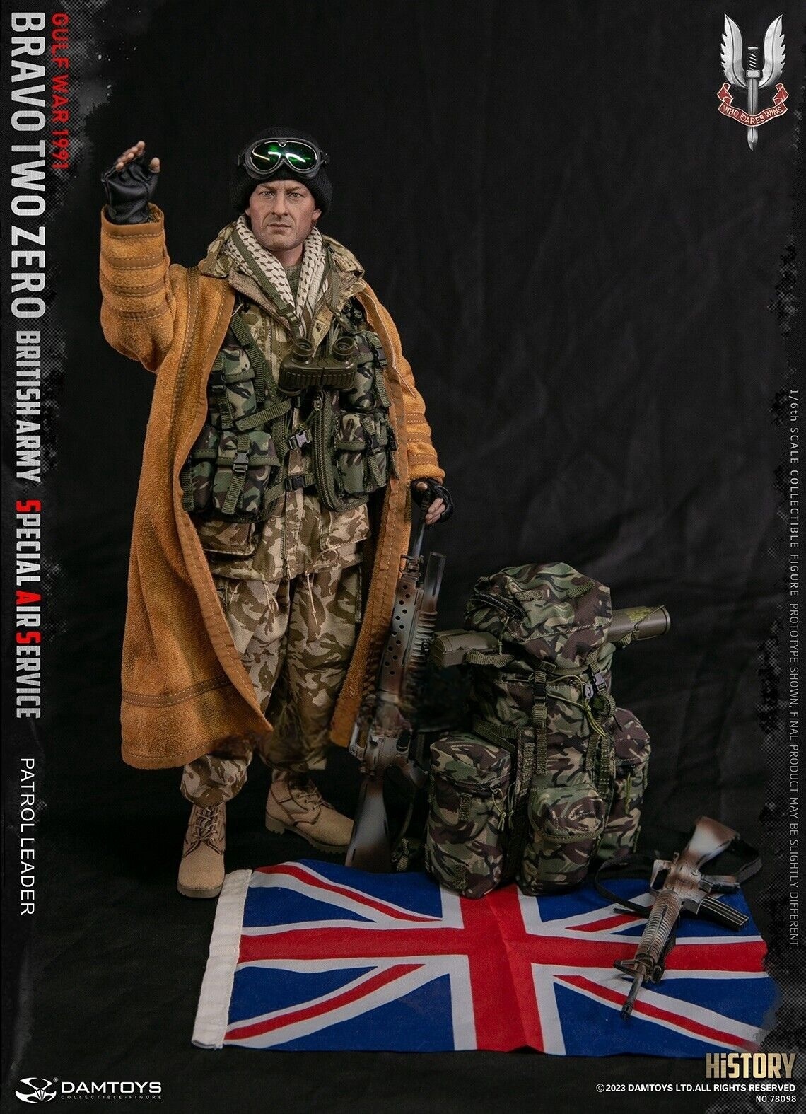 DAMTOYS 78098 1/6 Bravo Two Zero British Army SAS Patrol