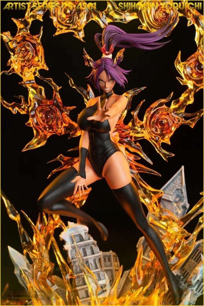 RE.SOULS Studio BLEACH Shihouin Yoruichi 1/6 Statue Painted Mode