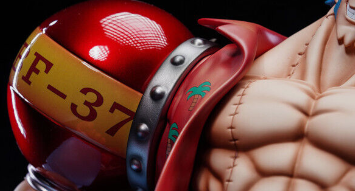 YYGK STUDIO One Piece Franky Statue PU Model In Stock Painted